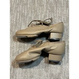 Capezio 4.5M Flex Mastr split-sole leather tap shoes in the caramel color